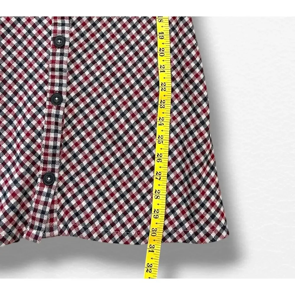 Zara Girls’ Cap Sleeved Checked Shirt Dress, Size 13/14